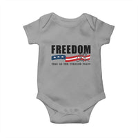 Freedom This Is The Turning Point Baby Onesie True Patriot Liberty Defender American Flag - Wonder Print Shop