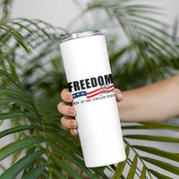 Freedom This Is The Turning Point Skinny Tumbler True Patriot Liberty Defender American Flag - Wonder Print Shop
