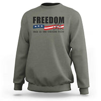 Freedom This Is The Turning Point Sweatshirt True Patriot Liberty Defender American Flag - Wonder Print Shop