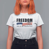 Freedom This Is The Turning Point T Shirt For Women True Patriot Liberty Defender American Flag - Wonder Print Shop
