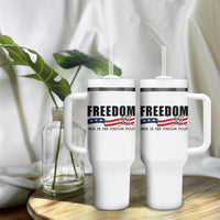 Freedom This Is The Turning Point Tumbler With Handle True Patriot Liberty Defender American Flag - Wonder Print Shop
