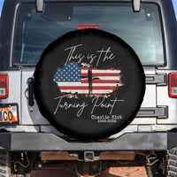 This is The Turning Point Memorial Spare Tire Cover Tribute to A True Patriot Christian Faith American Flag - Wonder Print Shop