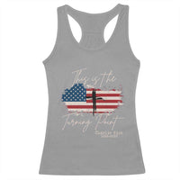This is The Turning Point Memorial Racerback Tank Top Tribute to A True Patriot Christian Faith American Flag - Wonder Print Shop