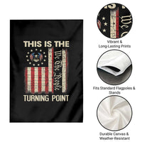 We the People Turning Point Garden Flag Vintage American Flag and Freedom Patriotic Eagle - Wonder Print Shop