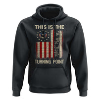 We the People Turning Point Hoodie Vintage American Flag and Freedom Patriotic Eagle - Wonder Print Shop