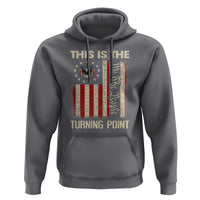 We the People Turning Point Hoodie Vintage American Flag and Freedom Patriotic Eagle - Wonder Print Shop