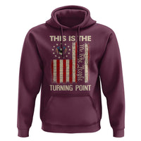 We the People Turning Point Hoodie Vintage American Flag and Freedom Patriotic Eagle - Wonder Print Shop