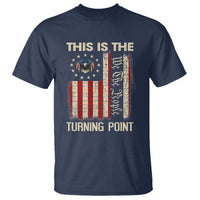 We the People Turning Point T Shirt Vintage American Flag and Freedom Patriotic Eagle - Wonder Print Shop