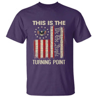 We the People Turning Point T Shirt Vintage American Flag and Freedom Patriotic Eagle - Wonder Print Shop
