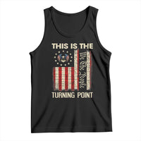 We the People Turning Point Tank Top Vintage American Flag and Freedom Patriotic Eagle - Wonder Print Shop