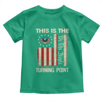 We the People Turning Point Toddler T Shirt Vintage American Flag and Freedom Patriotic Eagle - Wonder Print Shop
