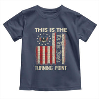 We the People Turning Point Toddler T Shirt Vintage American Flag and Freedom Patriotic Eagle - Wonder Print Shop