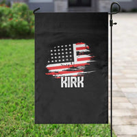 American Flag Kirk Garden Flag Distressed Patriotic Team Charlie Tribute - Wonder Print Shop