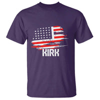 American Flag Kirk T Shirt Distressed Patriotic Team Charlie Tribute - Wonder Print Shop