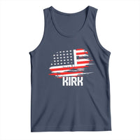 American Flag Kirk Tank Top Distressed Patriotic Team Charlie Tribute - Wonder Print Shop