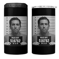 Tyler Robinson Mugshot 4 in 1 Can Cooler Tumbler Justice For Charlie Kirk - Wonder Print Shop