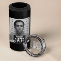 Tyler Robinson Mugshot 4 in 1 Can Cooler Tumbler Justice For Charlie Kirk - Wonder Print Shop