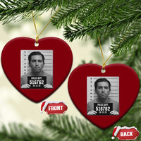 Tyler Robinson Mugshot Ceramic Ornament Justice For Charlie Kirk - Wonder Print Shop