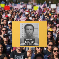 Tyler Robinson Mugshot Protest Sign Justice For Charlie Kirk - Wonder Print Shop