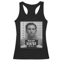 Tyler Robinson Mugshot Racerback Tank Top Justice For Charlie Kirk - Wonder Print Shop