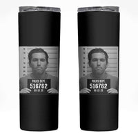 Tyler Robinson Mugshot Skinny Tumbler Justice For Charlie Kirk - Wonder Print Shop