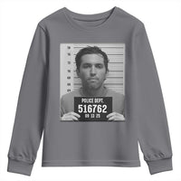 Tyler Robinson Mugshot Youth Sweatshirt Justice For Charlie Kirk - Wonder Print Shop