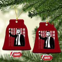 Freedom Charlie Kirk Tribute Ceramic Ornament A True Patriot Leagacy Memorial - Wonder Print Shop