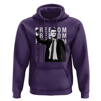 Freedom Charlie Kirk Tribute Hoodie A True Patriot Leagacy Memorial - Wonder Print Shop