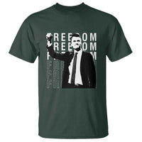 Freedom Charlie Kirk Tribute T Shirt A True Patriot Leagacy Memorial - Wonder Print Shop