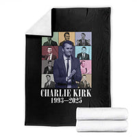 Legacy of Charlie Kirk Throw Blanket 1993 2025 Memorial Pop Art Tribute Graphic - Wonder Print Shop
