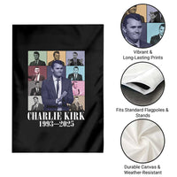 Legacy of Charlie Kirk Garden Flag 1993 2025 Memorial Pop Art Tribute Graphic - Wonder Print Shop
