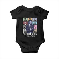 Legacy of Charlie Kirk Baby Onesie 1993 2025 Memorial Pop Art Tribute Graphic - Wonder Print Shop