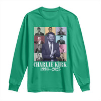 Legacy of Charlie Kirk Long Sleeve Shirt 1993 2025 Memorial Pop Art Tribute Graphic - Wonder Print Shop