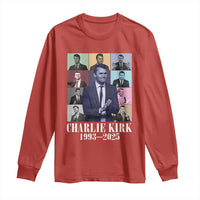 Legacy of Charlie Kirk Long Sleeve Shirt 1993 2025 Memorial Pop Art Tribute Graphic - Wonder Print Shop