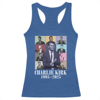 Legacy of Charlie Kirk Racerback Tank Top 1993 2025 Memorial Pop Art Tribute Graphic - Wonder Print Shop