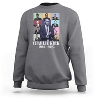 Legacy of Charlie Kirk Sweatshirt 1993 2025 Memorial Pop Art Tribute Graphic - Wonder Print Shop