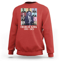 Legacy of Charlie Kirk Sweatshirt 1993 2025 Memorial Pop Art Tribute Graphic - Wonder Print Shop