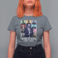 Legacy of Charlie Kirk T Shirt For Women 1993 2025 Memorial Pop Art Tribute Graphic - Wonder Print Shop