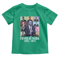 Legacy of Charlie Kirk Toddler T Shirt 1993 2025 Memorial Pop Art Tribute Graphic - Wonder Print Shop