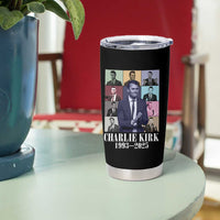 Legacy of Charlie Kirk Tumbler Cup 1993 2025 Memorial Pop Art Tribute Graphic - Wonder Print Shop