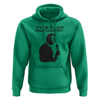 Patriotic Freedom Charlie Kirk Legacy Hoodie It’s OK to Love Your Country - Wonder Print Shop