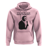 Patriotic Freedom Charlie Kirk Legacy Hoodie It’s OK to Love Your Country - Wonder Print Shop
