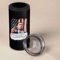 Patriotic Charlie Kirk Legacy 4 in 1 Can Cooler Tumbler The Greatness of America Power of the People - Wonder Print Shop