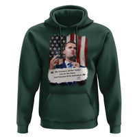 Patriotic Charlie Kirk Legacy Hoodie The Greatness of America Power of the People - Wonder Print Shop