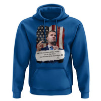 Patriotic Charlie Kirk Legacy Hoodie The Greatness of America Power of the People - Wonder Print Shop