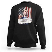 Patriotic Charlie Kirk Legacy Sweatshirt The Greatness of America Power of the People - Wonder Print Shop