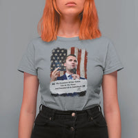 Patriotic Charlie Kirk Legacy T Shirt For Women The Greatness of America Power of the People - Wonder Print Shop