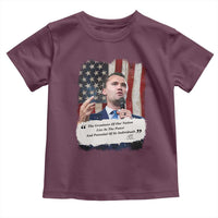 Patriotic Charlie Kirk Legacy Toddler T Shirt The Greatness of America Power of the People - Wonder Print Shop