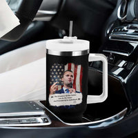Patriotic Charlie Kirk Legacy Tumbler With Handle The Greatness of America Power of the People - Wonder Print Shop