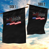 Patriotic Christian Faith Garden Flag All Death Can Do Is Deliver Him to Jesus - Wonder Print Shop